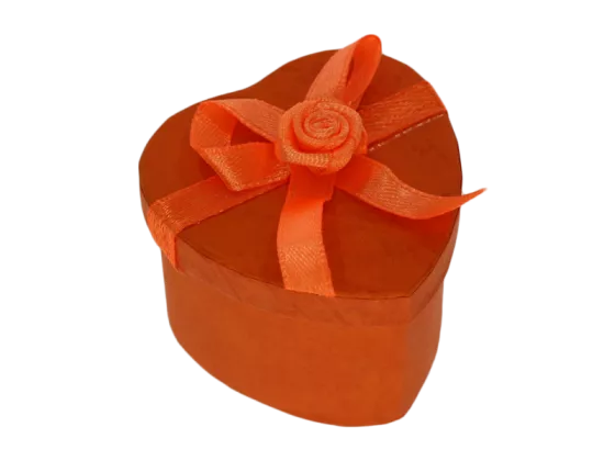 Ringbox Schmuckbox orange